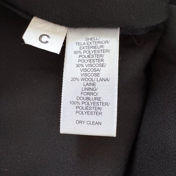 LOFT Ann Taylor Wool Blend Boucle Red Orange Black Sleeveless Jumper Dress 6 - Picture 5 of 5